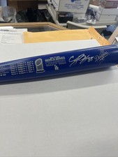 CUSTOM LOUISVILLE SLUGGER /500 CODY BELLINGER AUTO FANATICS CERTIFIED BLUE