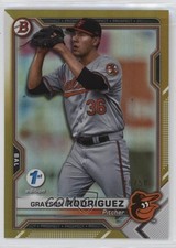 2021 Bowman 1st Edition Gold Foil 46/50 Grayson Rodriguez #BFE-118 13iq