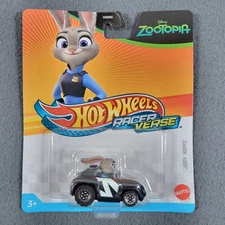 Hot Wheels Racer Verse Disney Zootopia JUDY HOPPS Diecast Car NEW FSC