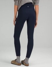 NWT LULULEMON Align High Rise 25 7/8 Length Yoga Pants Navy Size 2 4 6 8 10 $98