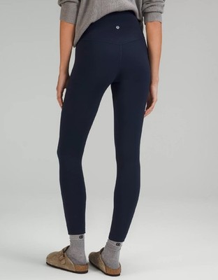NWT LULULEMON Align High Rise 25 7/8 Length Yoga Pants Navy Size 2 4 6 8 10 $98