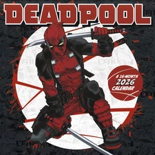 Trends International,  Deadpool 2026 Wall Calendar, 12'' X 12'', 16-Month Calend