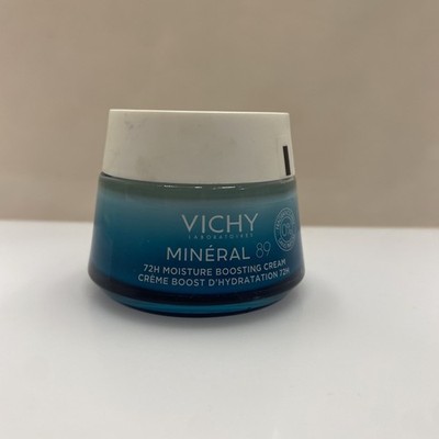 Vichy Mineral 89 72H Moisture Boosting Cream Fragrance-Free 1.69 Oz -Without Box