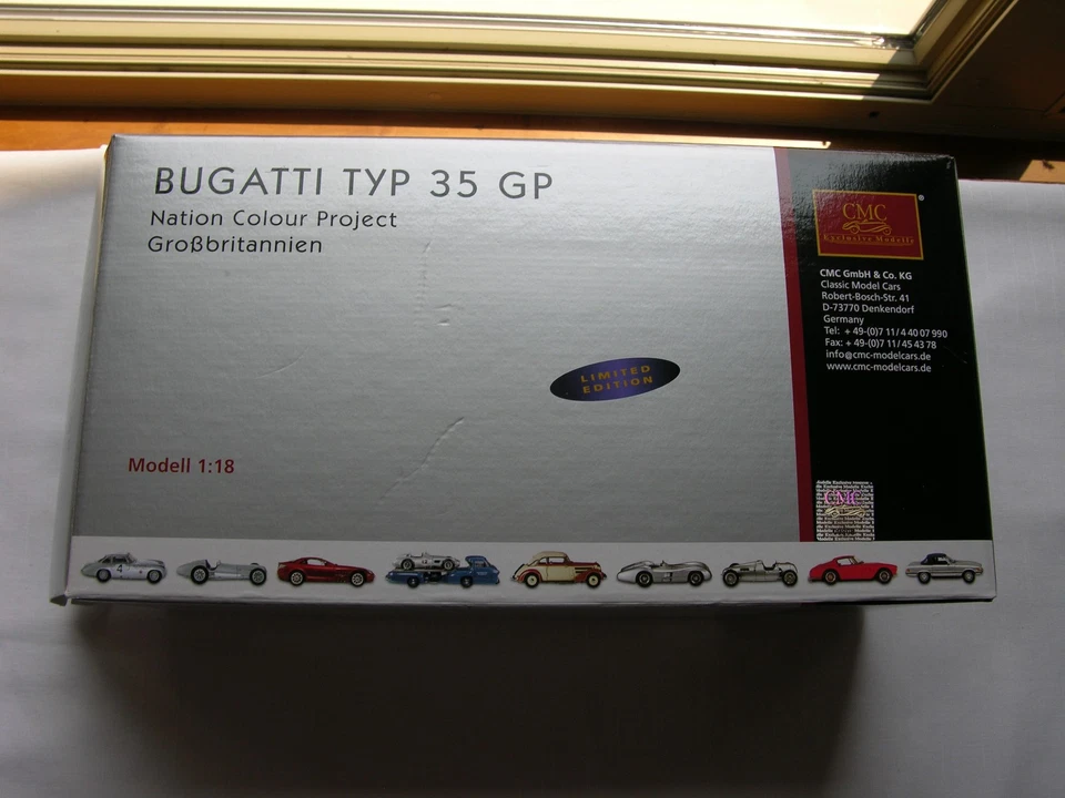 CMC # M-100-B-002 BUGATTI TYP 35 GP #12 WINNER 1st GP of Monaco 1929 England - Image 3 of 3
