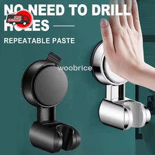 Adjustable Shower Head Holder Suction Cup Handheld Wall Mount Bathroom Bracket