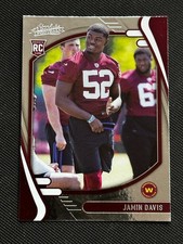 2021 Panini Absolute Retail #178 Jamin Davis RC Washington Football Card
