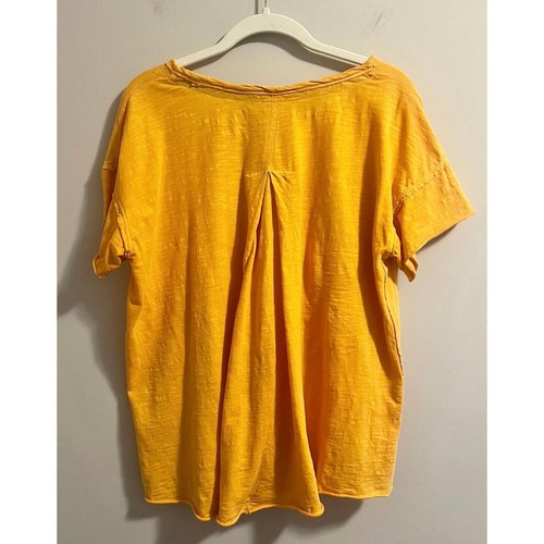 Camiseta Anthropologie Pilcro Sustainable Swing Naranja Mandarina Talla Grande XS - Imagen 4 de 8