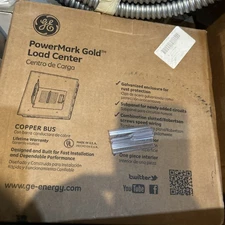 GE PowerMark Gold TLM812FCUDP 125 Amp 8 Space 16 CRTS   W/wires and transformer 