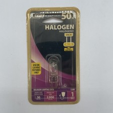 FEIT ELECTRIC BPQ50T4/JCD 50-Watt T4 JCD HALOGEN BULB with Bi-Pin Base 120 VOLT