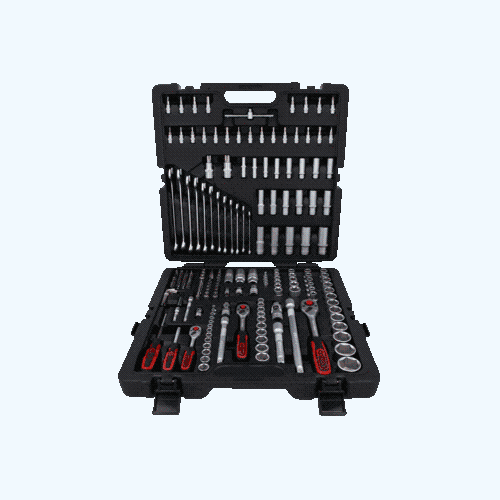 1/4 Zoll+3/8 Zoll+1/2 Zoll Steckschlüssel-Satz, 216-tlg KS TOOLS 917.0216 - Bild 8 von 9