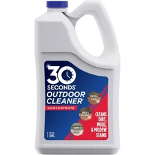 30 SECONDS Outdoor Mold, Mildew, Algae Cleaner, 1 Gallon Concentrate