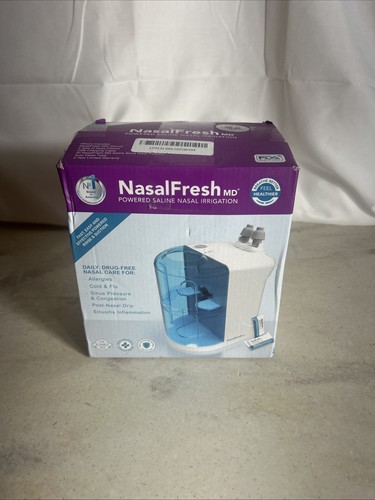NasalFresh Nasal Irrigation System MD Powered Saline Sinus Rinse