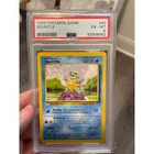 1999 Pokemon Base Set Squirtle PSA 6