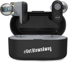 Maxell 199652 TWDD-BK Dual Driver True Wireless Bluetooth Earbuds Black  Used