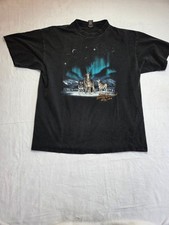 Vintage 1997 Harley-Davidson Alaska Wolf Spirit Northern Lights Taku Juneau 3XL