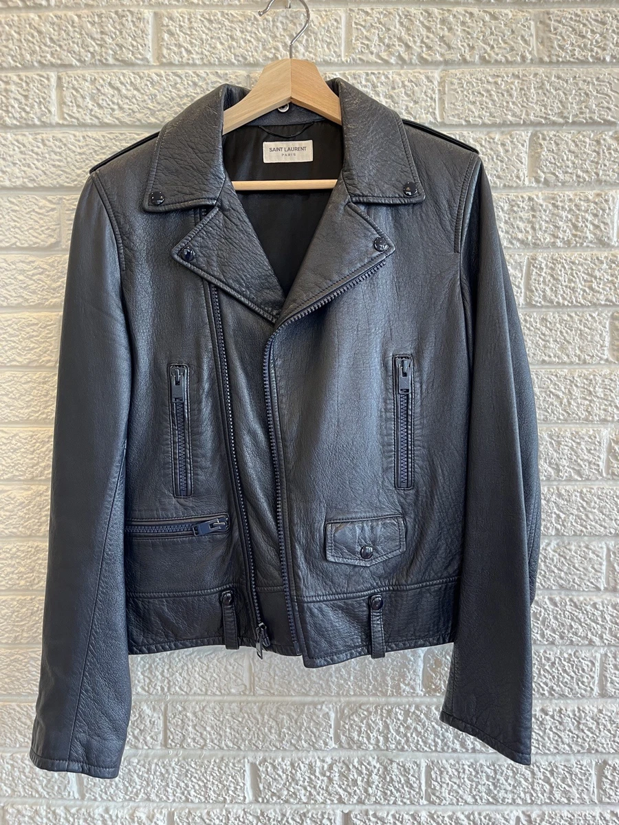Saint Laurent Blue Coats, Jackets & Vests for Men for Sale | Shop