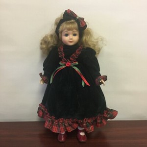 porcelain doll green dress