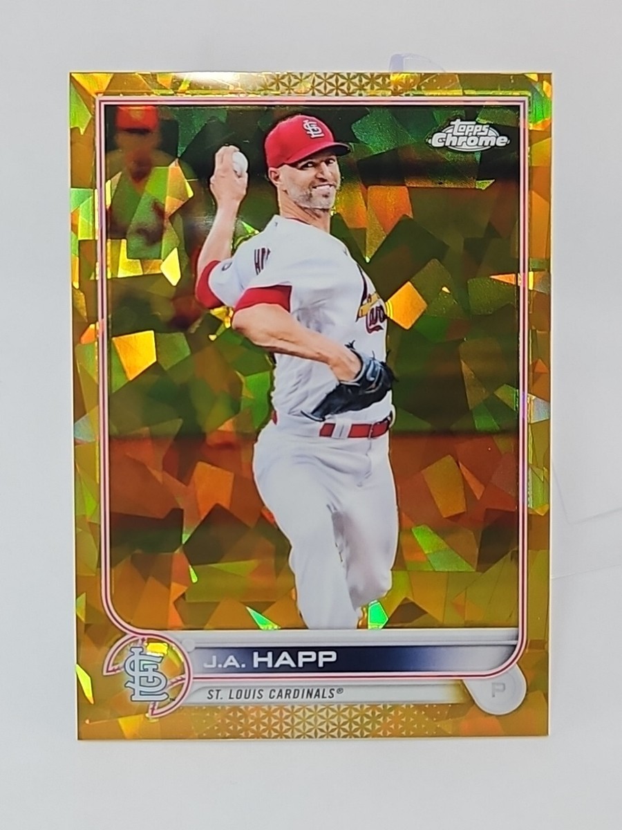 2022 Topps Chrome Sapphire Edition - J.A. Happ #334 Gold /50 for