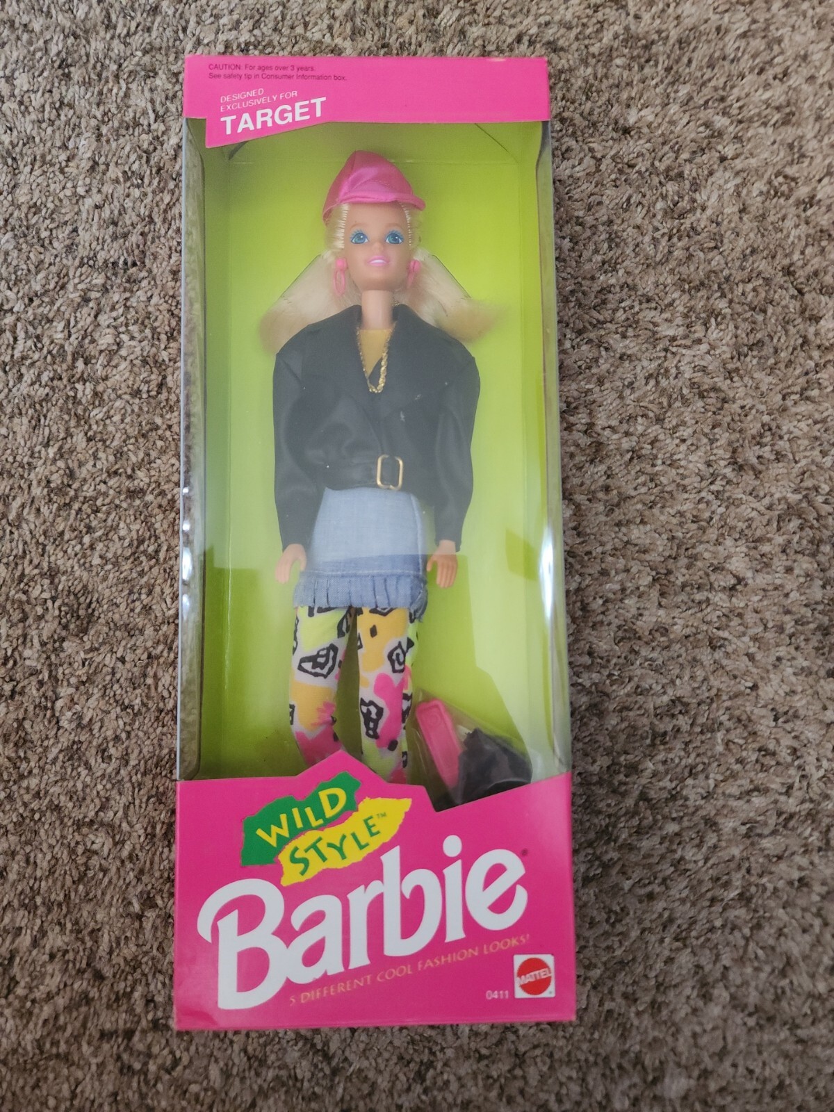 Vintage WILD STYLE BARBIE DOLL 1992 TARGET EXCLUSIVE -NEW