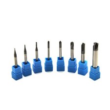 HRC55 Solid Carbide 120  Degree Chamfer End Mill Cutter 1mm-12mm - AlTiN coating