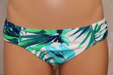 NWT Relax by Tommy Bahama Bikini Bottom Surf Pumeria Parakeet Green Multi