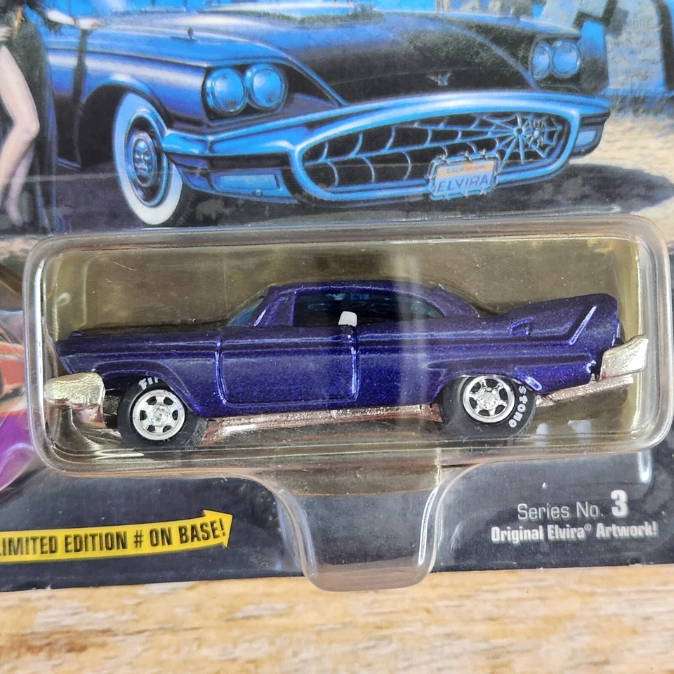 Johnny Lightning, Frightning Lightning, Christine, escala 1/64 púrpura nuevo de lote* Foto 4 de 4
