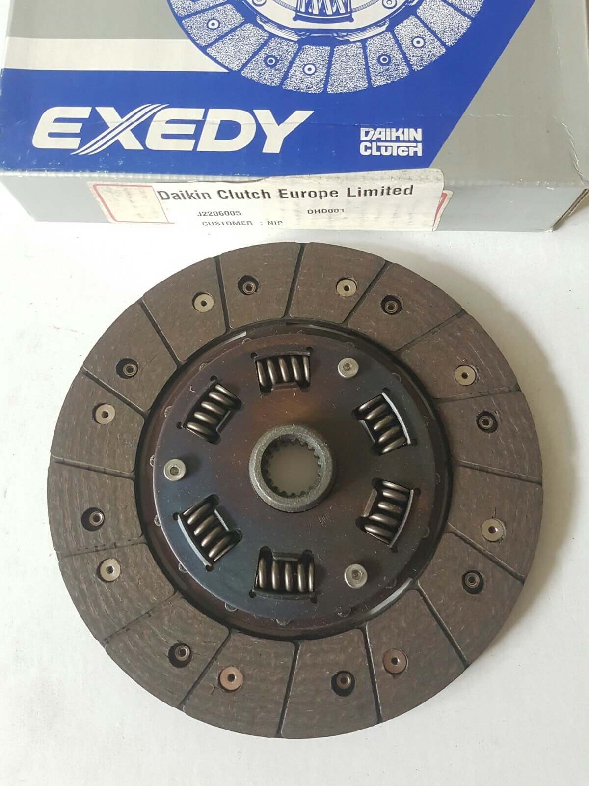 Mcanisme d'embrayage EXEDY DAIKIN CLUTCH DHD001, conception renforce premire gnration