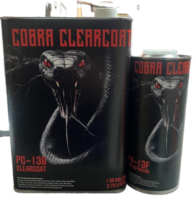 HIGH GLOSS & SOLIDS PROFESSIONAL CLEARCOAT GALLON WITH FAST ACTIVATOR 4:1