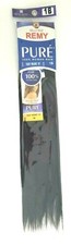 Milky Way Remy 100 Human Hair YAKY Weave Straight 18   1B