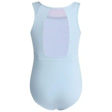 Girls Gymnastics Leotards Mesh Back - Kids Sleeveless Ballet Dance Leotard wi...