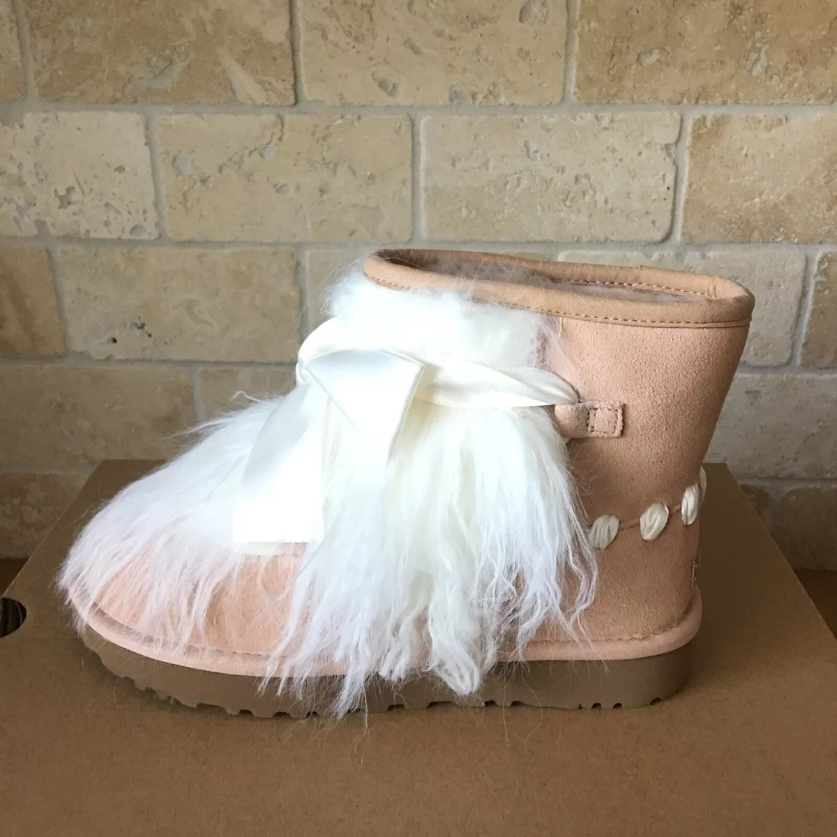 Ugg classic mini mongolian boot deals