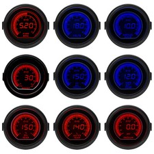 2 52mm Led Car Boost Psitachometerwateroil Temppressurevoltafregt Gauge 2 52mm Led Car Boost Psitachometerwateroil Temppressurevoltafregt Gauge