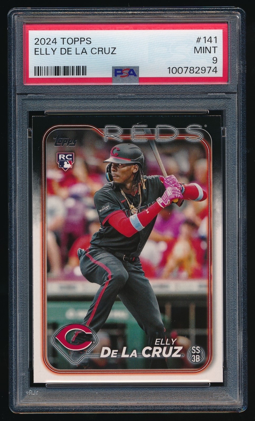 Elly De La Cruz 2024 Topps Series 1 #141 PSA 9 Reds