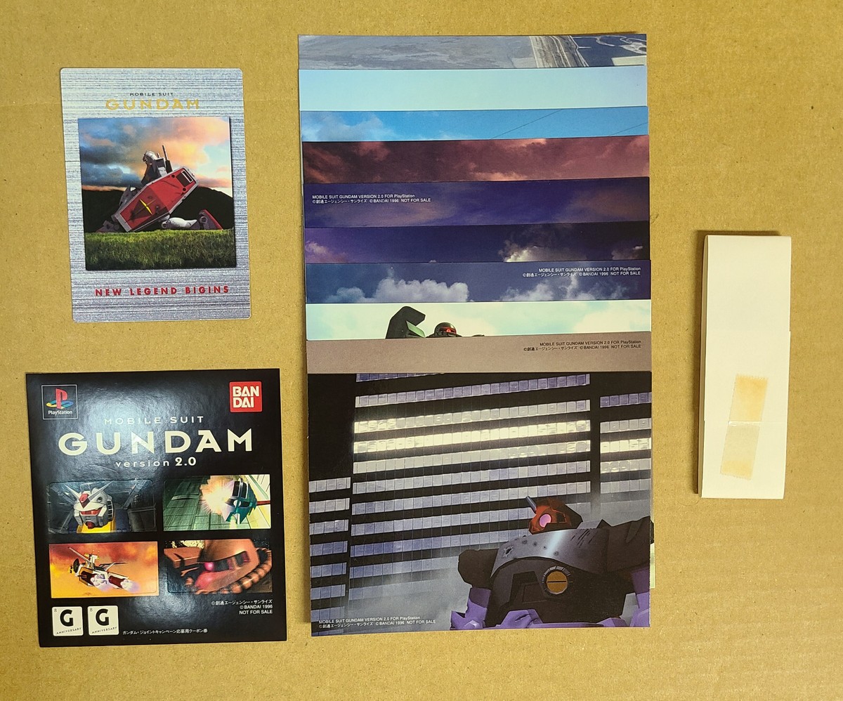 PS1 Mobile Suit Gundam version 2.0 Limited Edition NTSC-J Japan