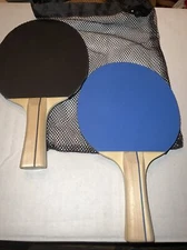Lot Of 2 Stiga Ping Pong Paddle Table Tennis Blue Black