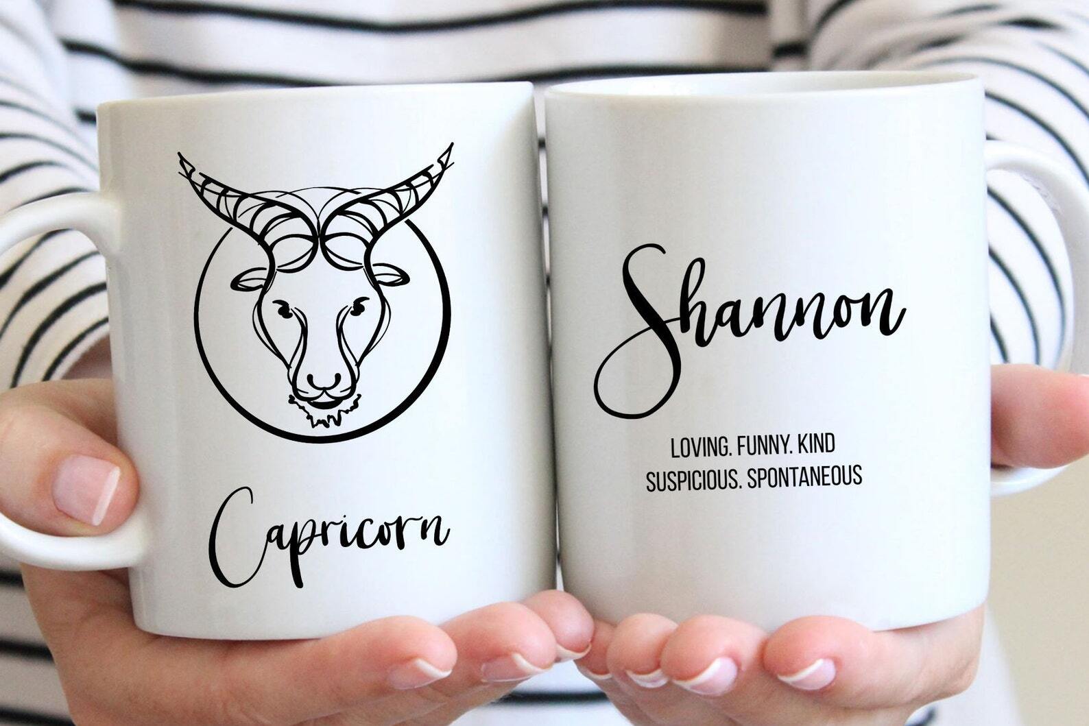 Personalized Capricorn Mug Capricorn Gift Capricorn Constellation Mug Zodiac