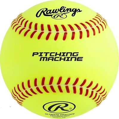 Rawlings Ultimate Practice Softballs for Pitching Machines 11'' Fastpitch 12 Pack