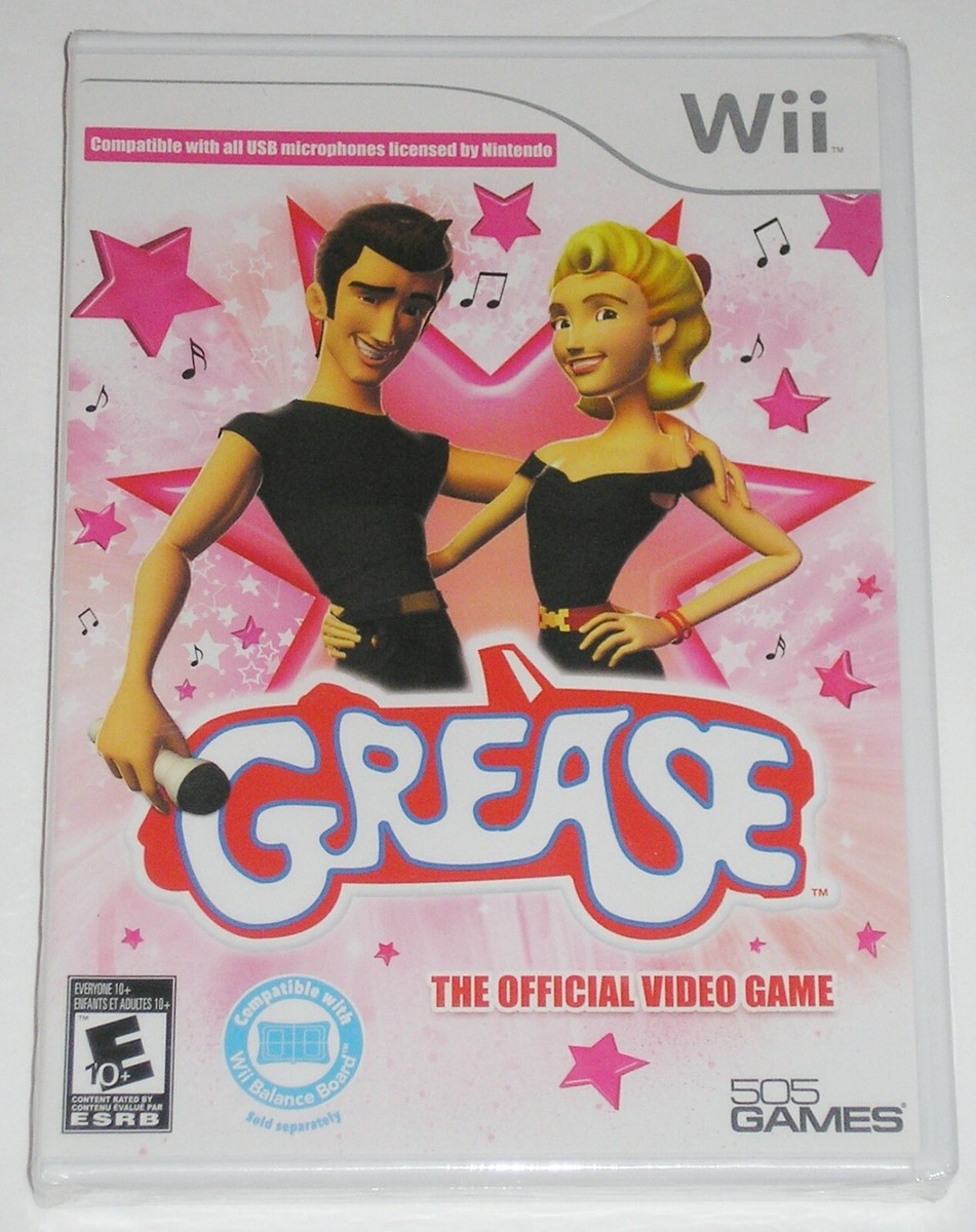 Nintendo Wii Video Game - Grease: The Official Video Game (New