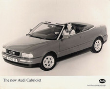 Audi Cabriolet 2.3E c1992 Original UK Market Press Photograph