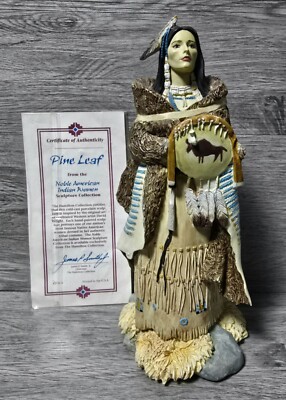 The Hamilton Collection PINE LEAF From The Noble American Indian Women Figur