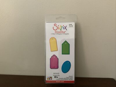 SIZZIX SIZZLITS  DIE SETS Tags MORE- BRAND NEW Designs BY E.L.