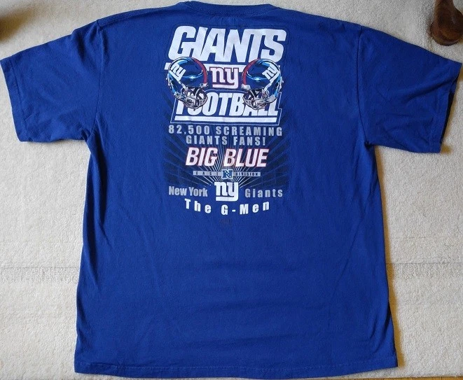 New york top giants gmen shirt