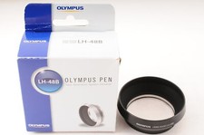 Top MINT OLYMPUS PEN LH-48B Lens Hood 48mm black with box From JAPAN