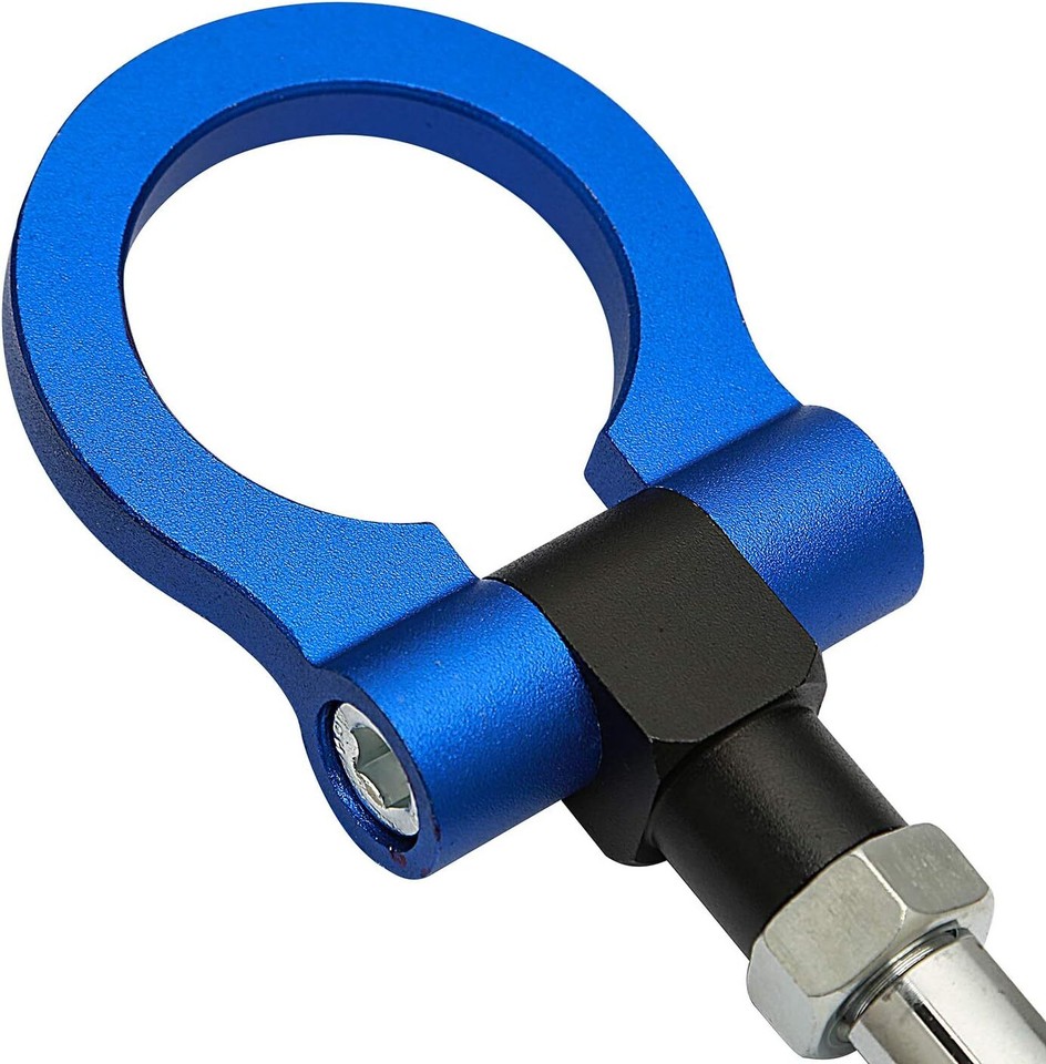 JDM Folding Tow Hook For Nissan 350Z/370Z/GTR & Infiniti G35/G37 - Blue