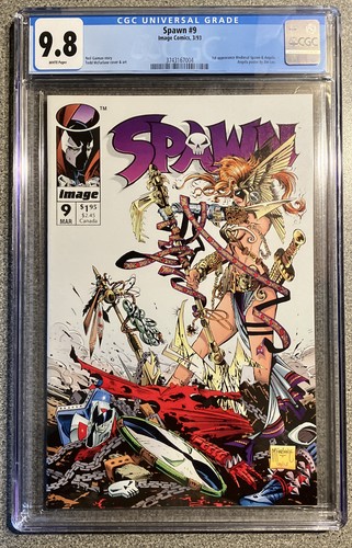 CGC 9.8 - Spawn #9  - 1st Appearance Medieval Spawn & Angela - Image Comics 3/93