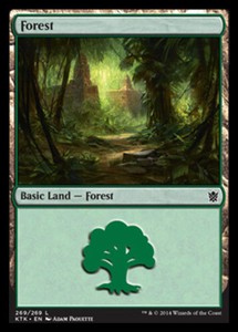 Forest (269) - Foil x1 - Khans of Tarkir - NM-Mint, English - Khans of Tarkir