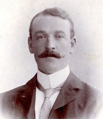 Antique Cabinet Card A H Legg Weston Super Mare smart dapper posh gentleman #39