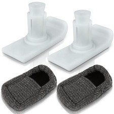 4 Pcs Removable Padded Replacement Ski Glide Covers for Folding Walkers