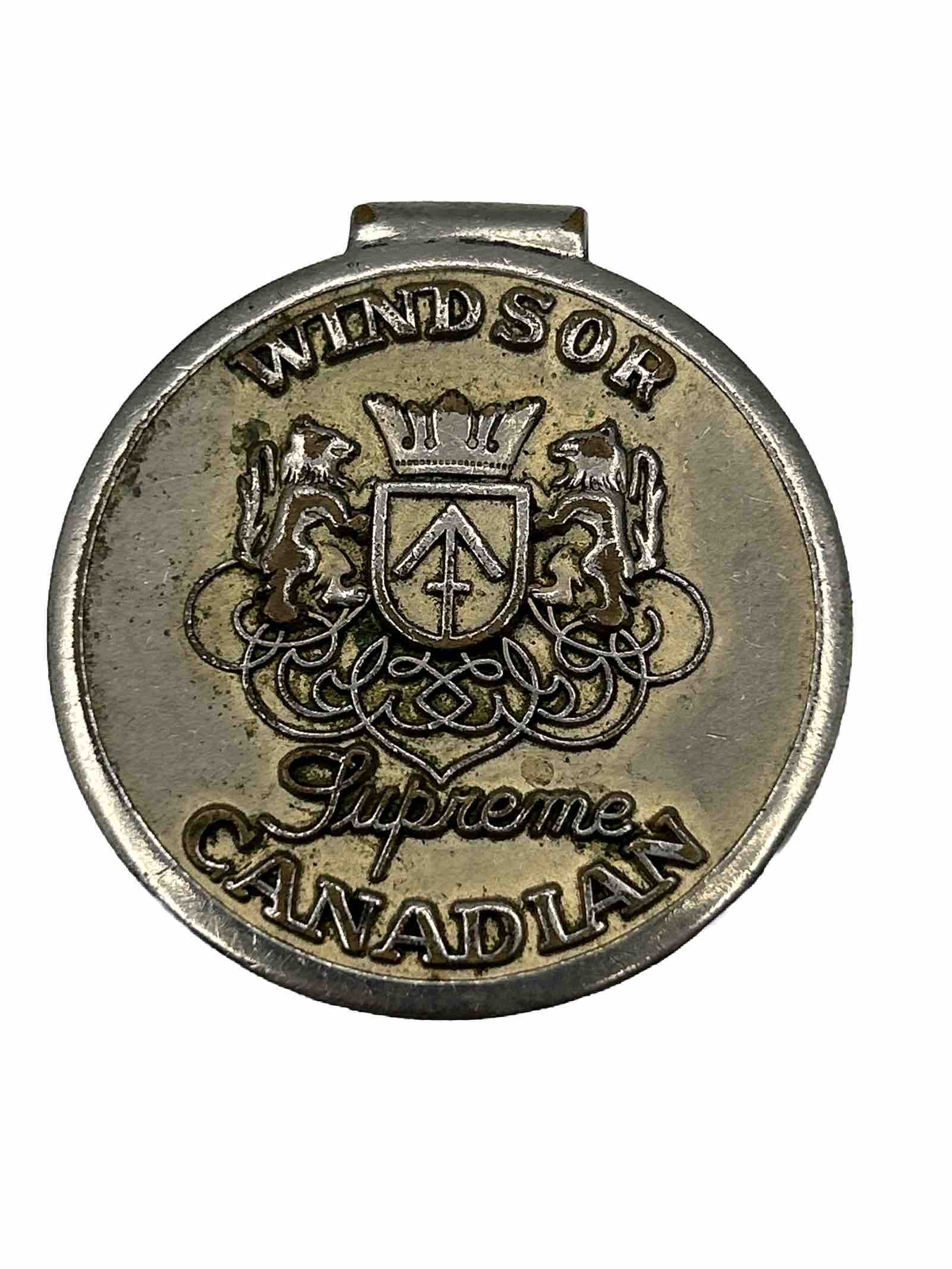 Windsor Supreme Canadian Vintage Money Clip by Anson Royal Coat of Arms