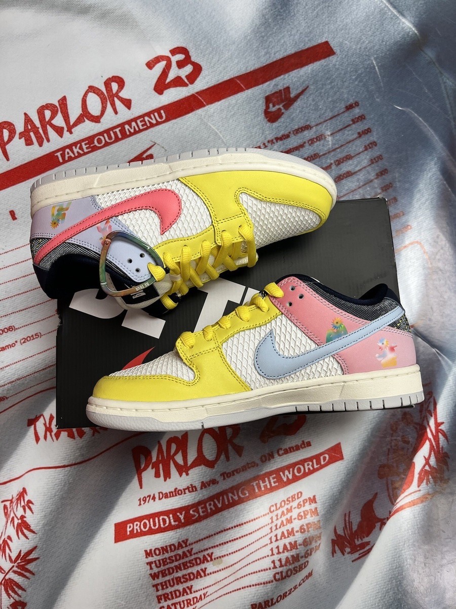 Size 7 - Xavier Schipani x Nike Dunk SB Low Be True - Trans Joy